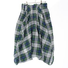 コムデギャルソン AD2005 06SS コットン チェック ワイド サルエル コムデギャルソン AD2005 06SS コットン チェック ワイド サルエル