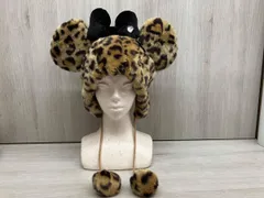 キャップ Disney ファンキャップ 東京ディズニーリゾート ミニー ヒョウ柄 ブラウン 58cm