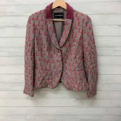 EMPORIO ARMANI エンポリオ アルマーニ テーラードジャケット 1NG19T 1M114 ブラックウィメン レディース Lサイズ パープルグレー系