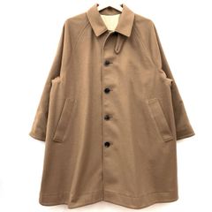 HERNO カシミヤ シルク混 裏地総柄 ロングコート 42 キャメル - メルカリ