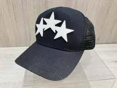 AMIRI 3star トラッカーキャップ ブラック 汚れ，汗染みあり／現状品