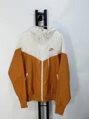 ナイキ ウィンドブレーカー ウィンドランナー ジャケット ブラウン ベージュ 白 M