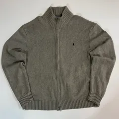 ポロ ラルフローレン ニット ジップアップ カーディガン