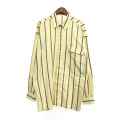 Gianni Versace ジャンニヴェルサーチ 長袖シャツ サイズ:52 ストライプ/レギュラーカラー    パープル/ベージュ メンズ / 241001003811のサムネイル