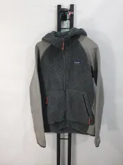 パタゴニア フリース ロスガトス フーディー ジップアップ フリース ジャケット グレー S