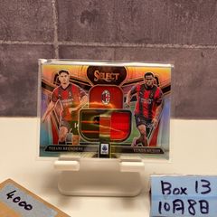 2023-24 Panini Select Tijjani Reijnders Yunus Musah AC Milan Dual ジャージ card Prizm カード