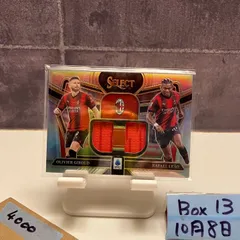 2023-24 Panini Select Olivier Giroud Rafael Leao AC Milan Dual ジャージ card Prizm カード