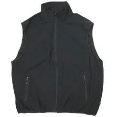 DAIWA PIER39 ダイワ ピア39 TECH FLEX JERSEY STAND COLLAR VEST スタンドカラージップアップベスト BE-61024W L(JP) BLACK ジレ トップス g24429