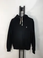 ポロラルフローレン フード付きTシャツ 起毛 ブラック 新モデルタグ m