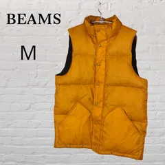 BEAMS　ビームス　ダウンベスト　M　イエロー