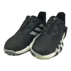 中古 アディダスゴルフ adidas GOLF ゴルフシューズ  23cm 黒 ブラック コードカオス22 BOA スパイクレス 美品 [GX3942]