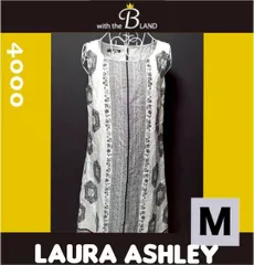 LAURA ASHLEY　ローラアシュレイ　ノースリーブワンピース　リネン100%