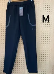 メンズブラッシュドウーブン リフレクト パンツ Mブラック（6007742）