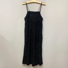 グレイル　GRL ラメシャギーフレアキャミワンピース　ブラック　フリーサイズ