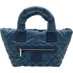 希少 CHANEL シャネル コココクーン トートバッグ SV金具 ネイビー 2025年最新】シャネル コココクーンの人気アイテム - メルカリ