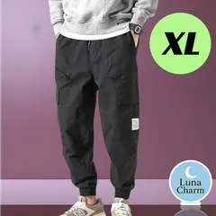 XL カーゴパンツ ジャガーパンツ ワークパンツ ストリート 黒 ブラック