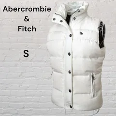Abercrombie&Fitch　アバクロ　ダウンベスト　白　S