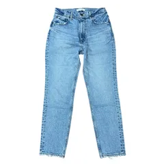 MOUSSY MVS SKINNY ハイウエスト テーパードデニム ライトブルー サイズ26 レディースM マウジー