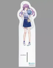 【中古】アクリルスタンド・アクリルパネル 湊あくあ(私服) 描き下ろし等身デザインキャラスタンド 「バーチャルYouTuber ホロライブ×パセラ」 フード注文特典