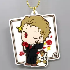 【中古】雑貨 名取周一＆ニャンコ先生 ラバーチャーム 探偵チャームコレクション 「一番くじ 夏目友人帳 ニャンコ先生探偵」 G賞