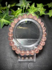 💎天然石✨️ 可愛い✨️ ストロベリークォーツ   ブレスレット   レディース＆メンズ   E714-①②