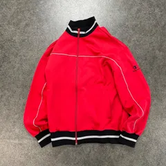日本製 80s Vintage Champion Track Jacket チャンピオン トラックジャケット ジャージ ロゴ刺繍 メンズ L ヴィンテージ ビンテージ