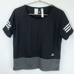 Adidas Women's T-Shirt, Short Sleeve, Size S, Black, CX4296, Sportswear, Fitness, Yoga
