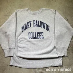 80's Champion リバースウィーブスウェット MARY BALDWIN COLLEGE トリコタグ ダメージ有り XL USA製