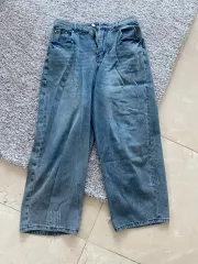 フィルミネイト ダメージ ウォッシュ ワイド パンツ L