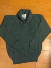 MITSUMINE　Wool100%　ダークグリーン　ニット　セーター　ヴィンテージ  ウールリッチ　LLBeam  REVERE  towncraft  Jantzen BRENT  McGREGOR   sears  カーディガンのサムネイル