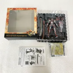 【★加古川物流】中古 千値練 モンスターハンター4 フル可動アクションフィギュア レウスシリーズ装備ハンター(剣士)’【713】