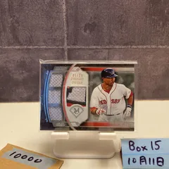 2017 Topps Museum Collection Mookie Betts 85/99 Boston Red Sox Primary Pieces Quad Relic ジャージ カード