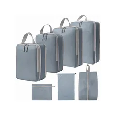 圧縮 トラベルポーチ ７点セット