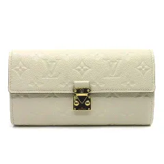 ルイヴィトン LOUIS VUITTON モノグラム アンプラント ポルトフォイユサラ メティス 長財布 M83276 クレーム RFID 美品