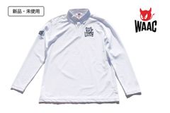 WAAC ホワイト 長袖ポロシャツ Sサイズ 新品 - メルカリ
