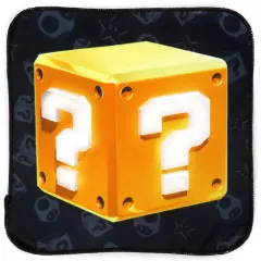 【中古】タオル・手ぬぐい ハテナブロック アイテムデザインタオル 「一番くじ『ザ・スーパーマリオブラザーズ・ムービー』」 D賞