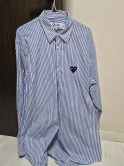 (ほぼ新品 - 最終価格) コム・デ・ギャルソン PLAY ストライプ シャツ XXL