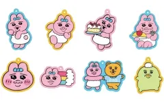 【中古】雑貨 全8種セット 「おぱんちゅうさぎ トレーディングラバーキーホルダー」