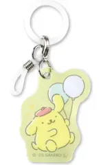 【中古】キーホルダー ポムポムプリン 「サンリオキャラクターズ トレーディングめじるしチャーム」