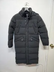 (85 Xs)モンベル ダックダウン ダウンジャケット ロング丈 レディース