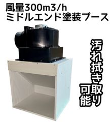 風量300m3/h ミドルエンドモデル天井設置型塗装ブース 木目色 - メルカリ