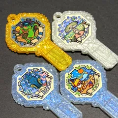 妖怪ウォッチ 妖怪アーク 4本セット 鍵 河童 ハナホ人 コンブさん イカリン 妖怪ウォッチシャドウサイド