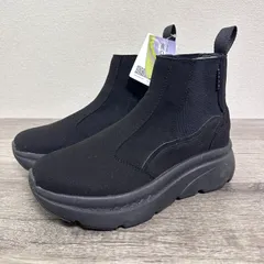 タグ付 アキクラシック AKIIIチェルシーブーツ AKC-0058 厚底 サイドゴア スニーカーブーツ 23.5cm ブラック