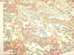 平和屋着物■上質な小紋　道長鹿の子花文　ロング丈　正絹　逸品　DAAY6298ea