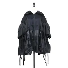 JUNYA WATANABE COMME des GARCONS ジュンヤワタナベ コムデギャルソン ジャケット ブラック 黒 サイズ:S | 23秋冬 ナイロン メッシュ 再構築 ジャケット / ブルゾン オーバーサイズ | 日本製【レディース】【中古】のサムネイル