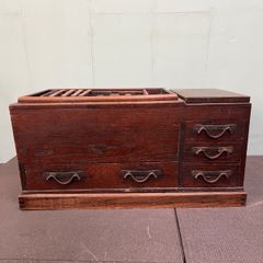 木製 長火鉢 レトロ 引き出し付き - メルカリ