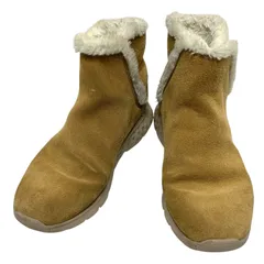 【美品】スケッチャーズ (23.5) ショートブーツ ボア 防寒 定番デザイン