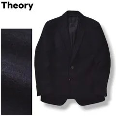 セオリー Theory メルトン ウール シングル テーラード ジャケット ノッチドラペル センターベント ブレザー 総裏地 段返り 3B 36 ネイビー フォーマル ウェア 紺ブレ 紳士 メンズ