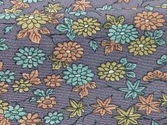 平和屋本店□極上 九寸名古屋帯 犬 羊 鹿 ひよこ 苺 電車 黒地 逸品 未