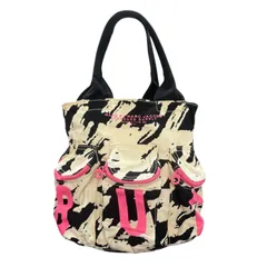 MARC BY MARC JACOBS STANDARD SUPPLY マークバイマークジェイコブス スタンダードサプライ トートバッグ キャンバス ロゴ 多収納 ポケット 黒 白 ピンク ブラック ホワイト